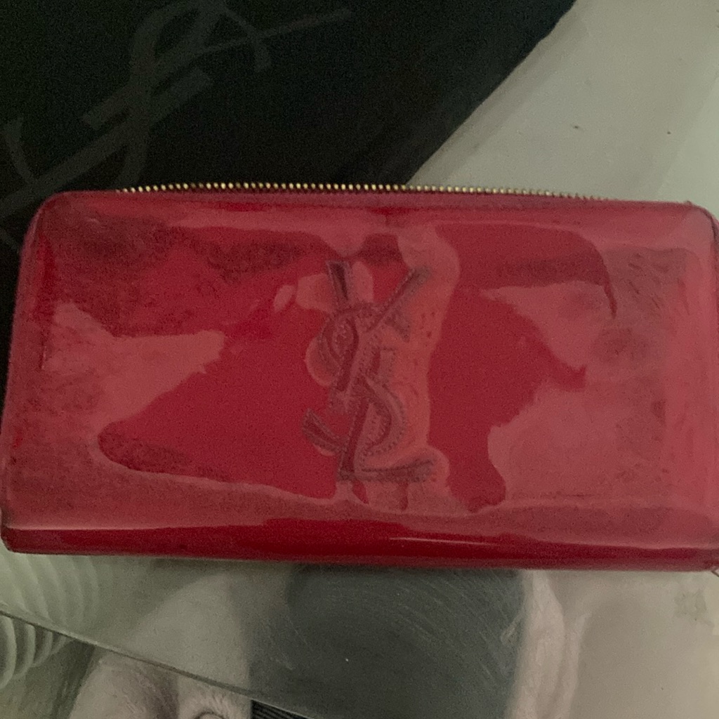 Ysl Red Wallet